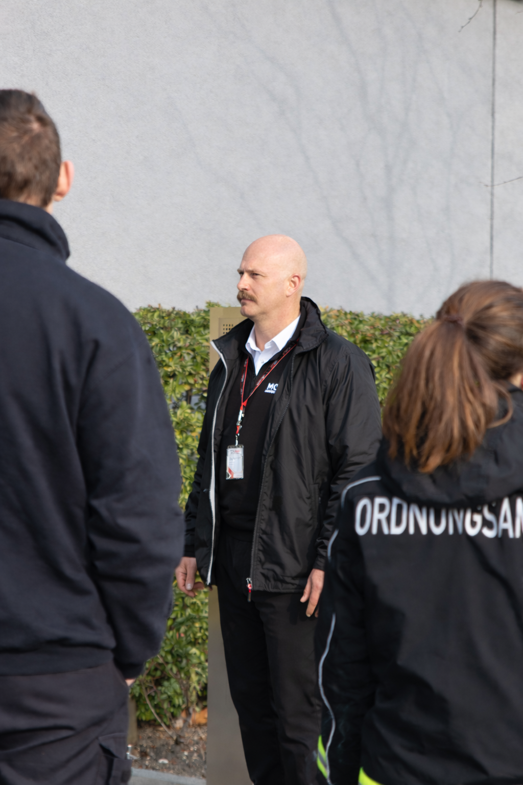 Sicherheitspersonal bei Unternehmensevents